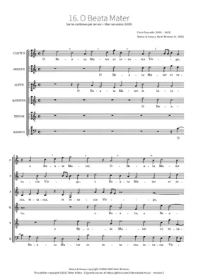 O Beata Mater