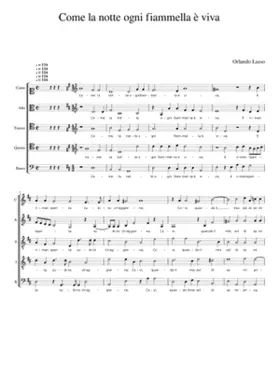 Come la notte ogni fiammella