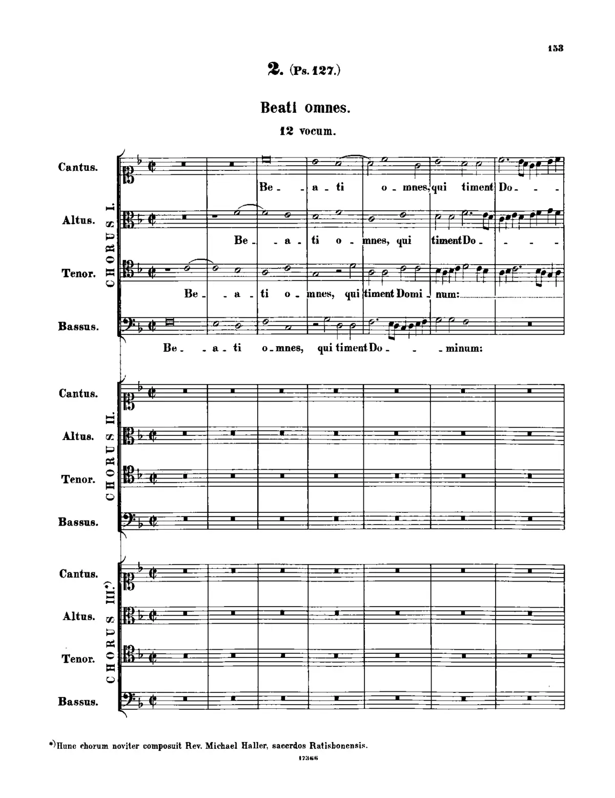 Beati omnes qui timent - Page 1