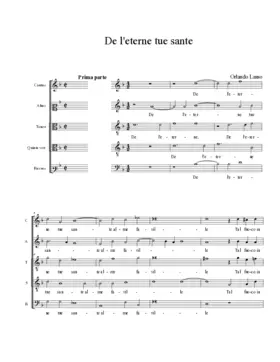 De l'eterne tue sante