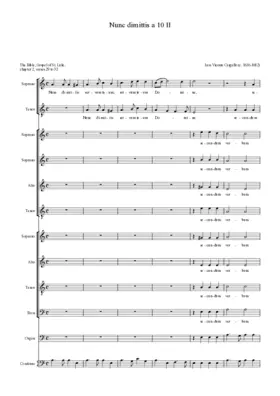 Nunc dimittis a 10 II