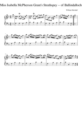 Miss Isabella McPherson Grant's Strathspey -- of Ballindalloch