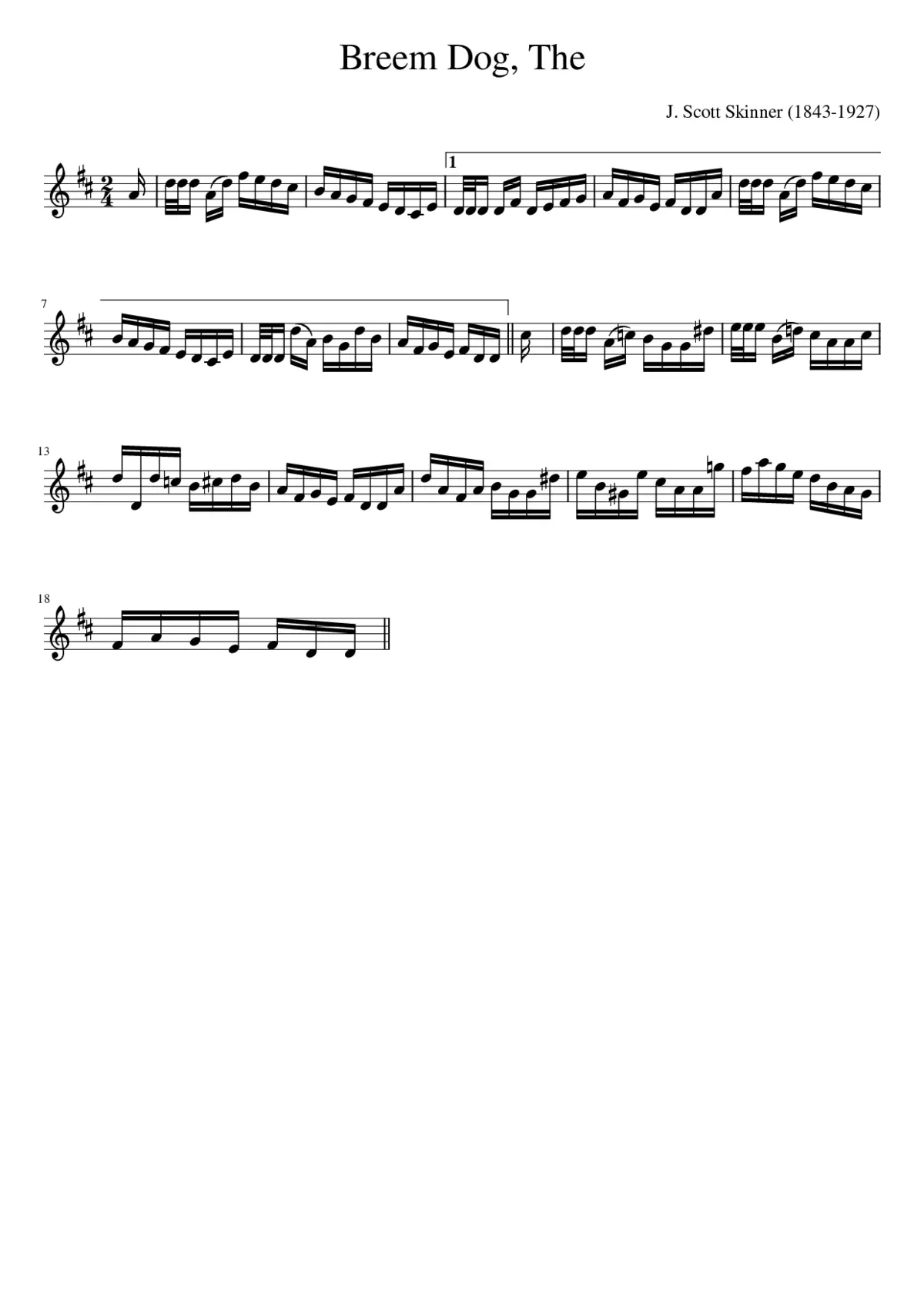 The Breem Dog - Page 1