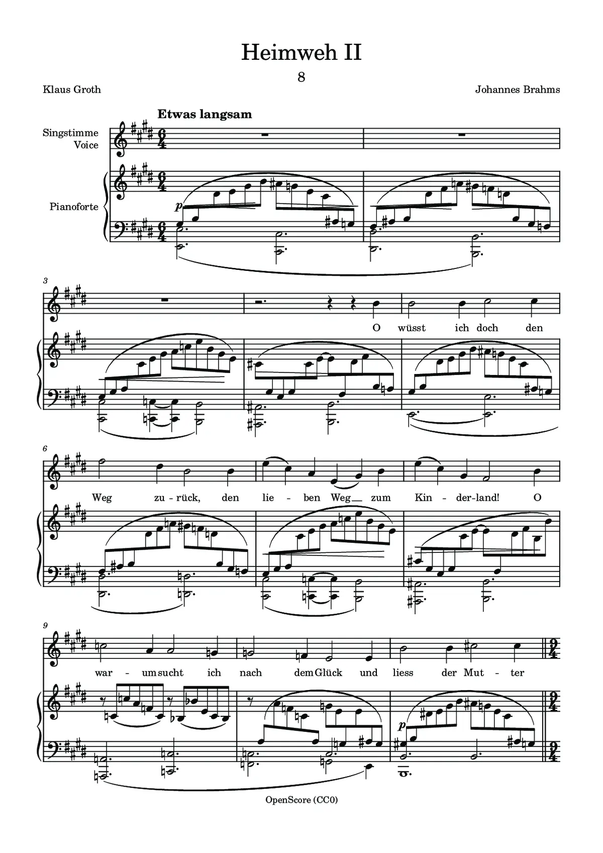 Heimweh II - Page 1