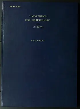 3 Fugues for Organ or Harpsichord