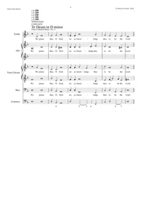 Te Deum in D minor