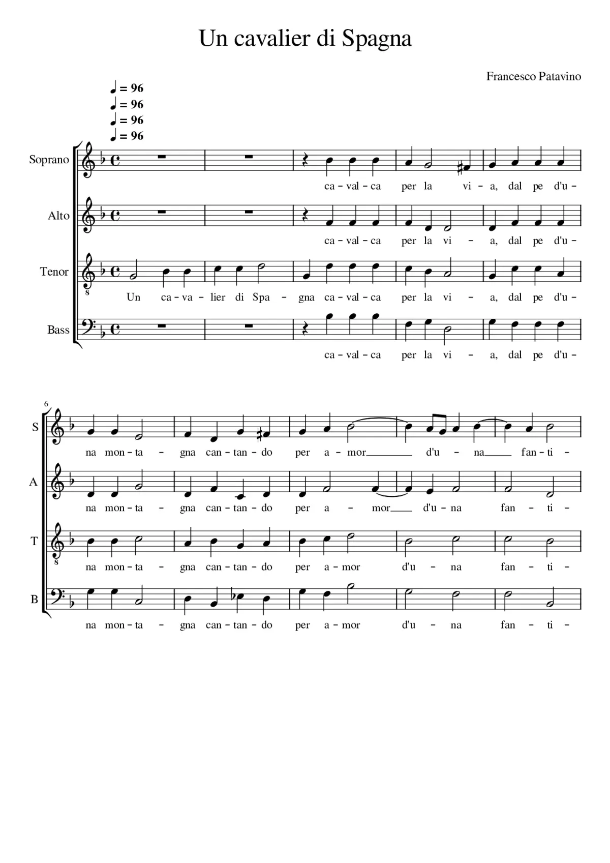 Un cavalier di Spagna - Page 1