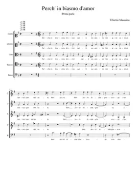 Perch' in biasmo d'amor