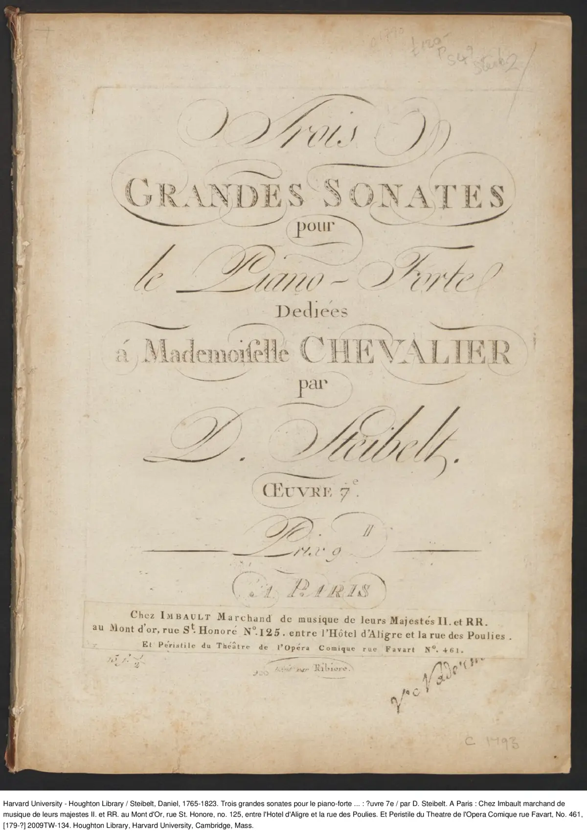 Trois Grandes Sonates pour le forte-piano - Page 1
