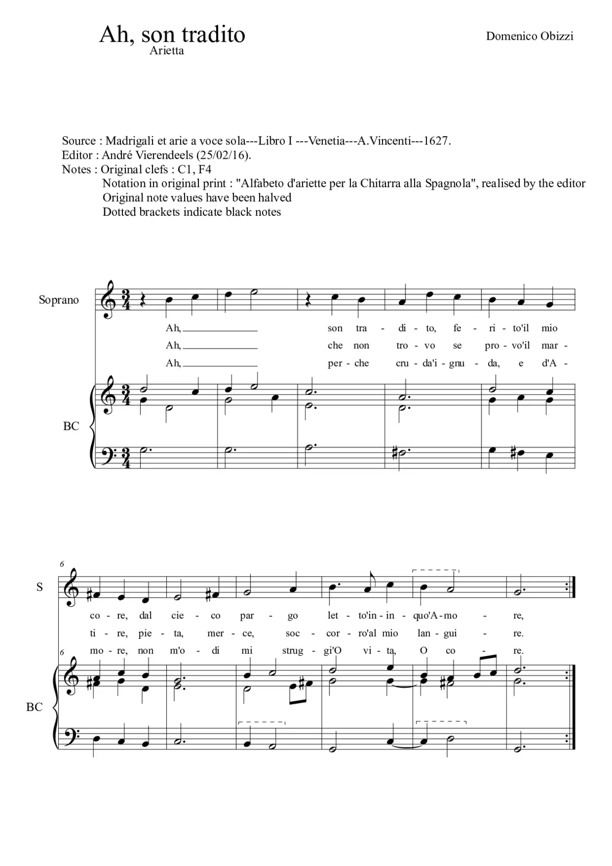 Ah, son tradito - Page 1