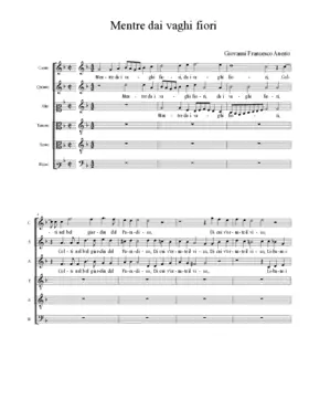 Mentre dai vaghi fiori