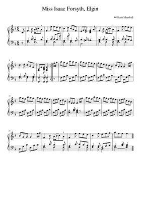 Miss Isaac Forsyth Elgin