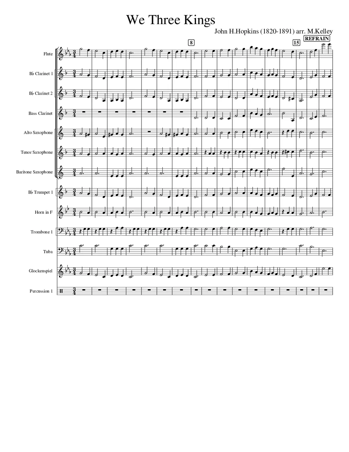 We Three Kings - Page 1