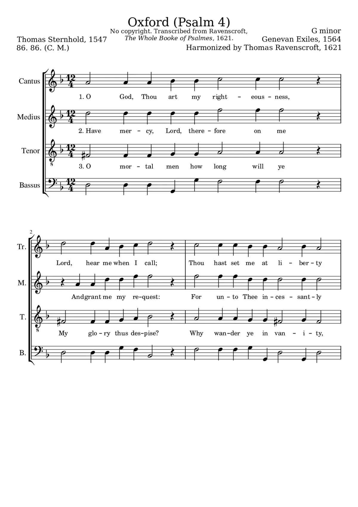 O God that art my righteousness - Page 1