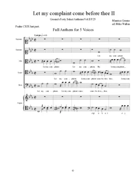 Let my complaint come before thee II