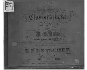 150 Zwey- und vierhändige Clavierstücke
