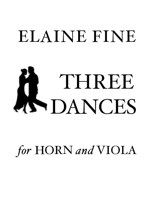 3 Dances for Horn and Viola - Page 1