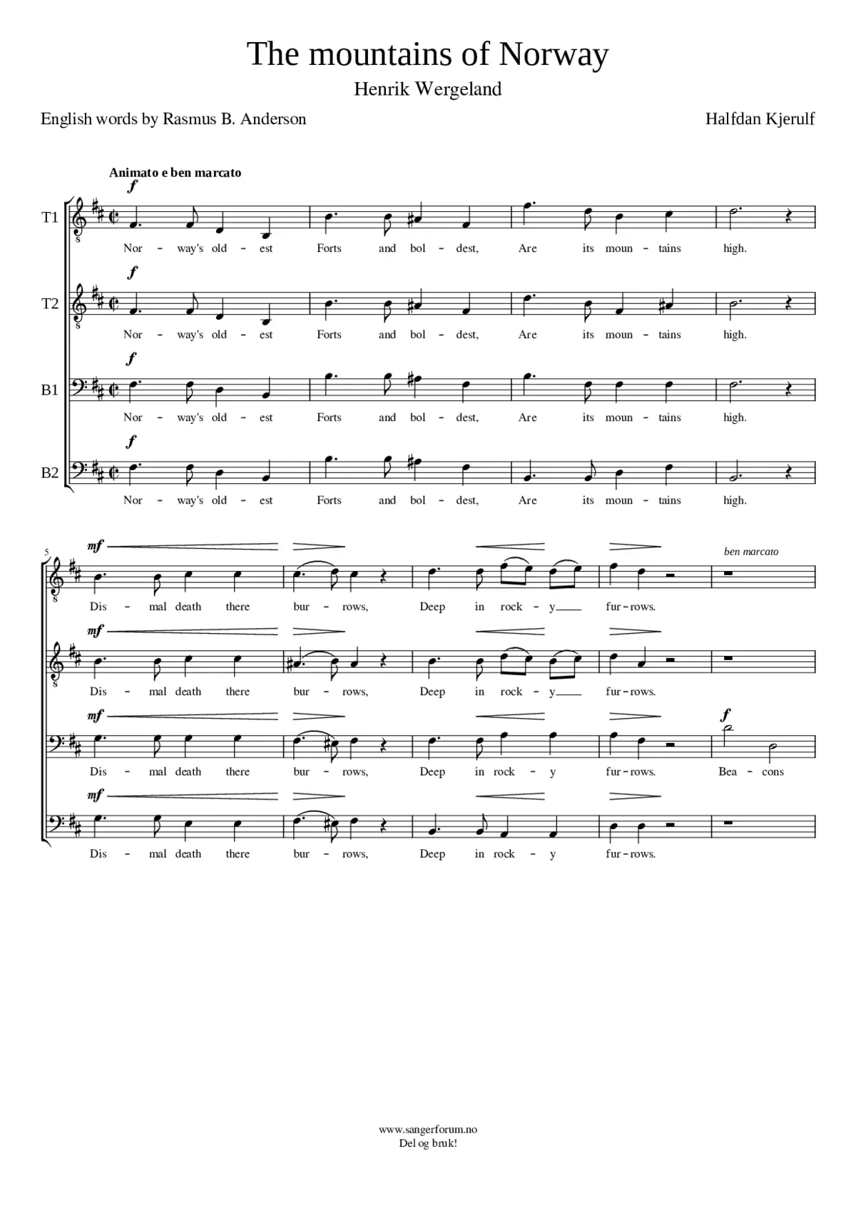 Norges fjelde - Page 1