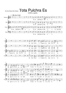 Tota pulchra es WAB 46