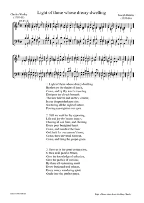 Light of those whose dreary dwelling