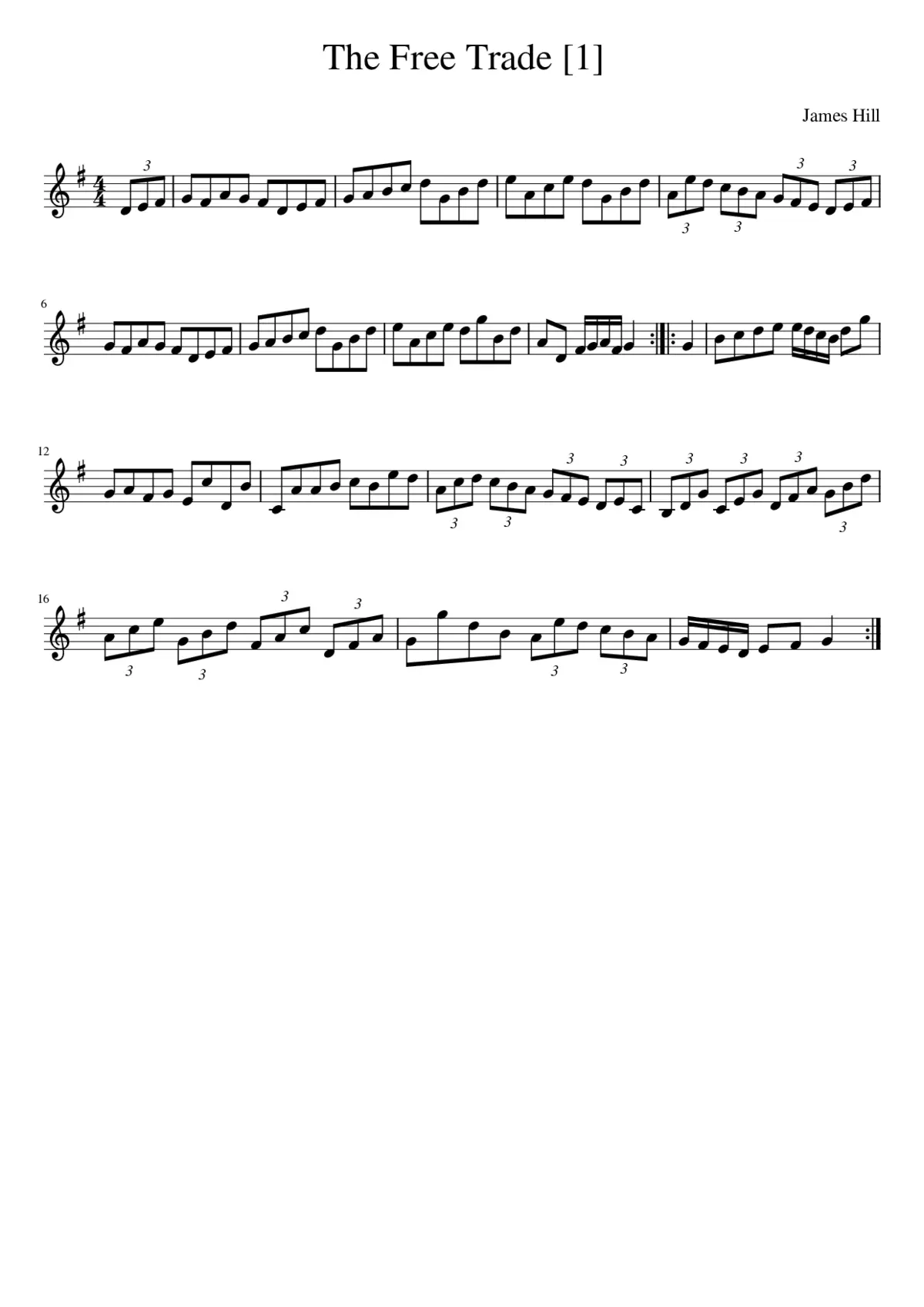 The Free Trade - Page 1