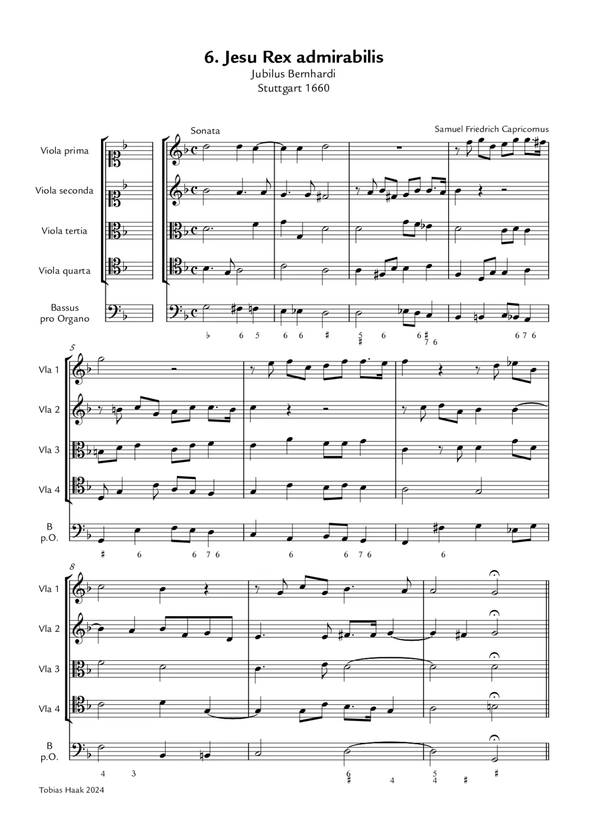 Jesu Rex admirabilis - Page 1