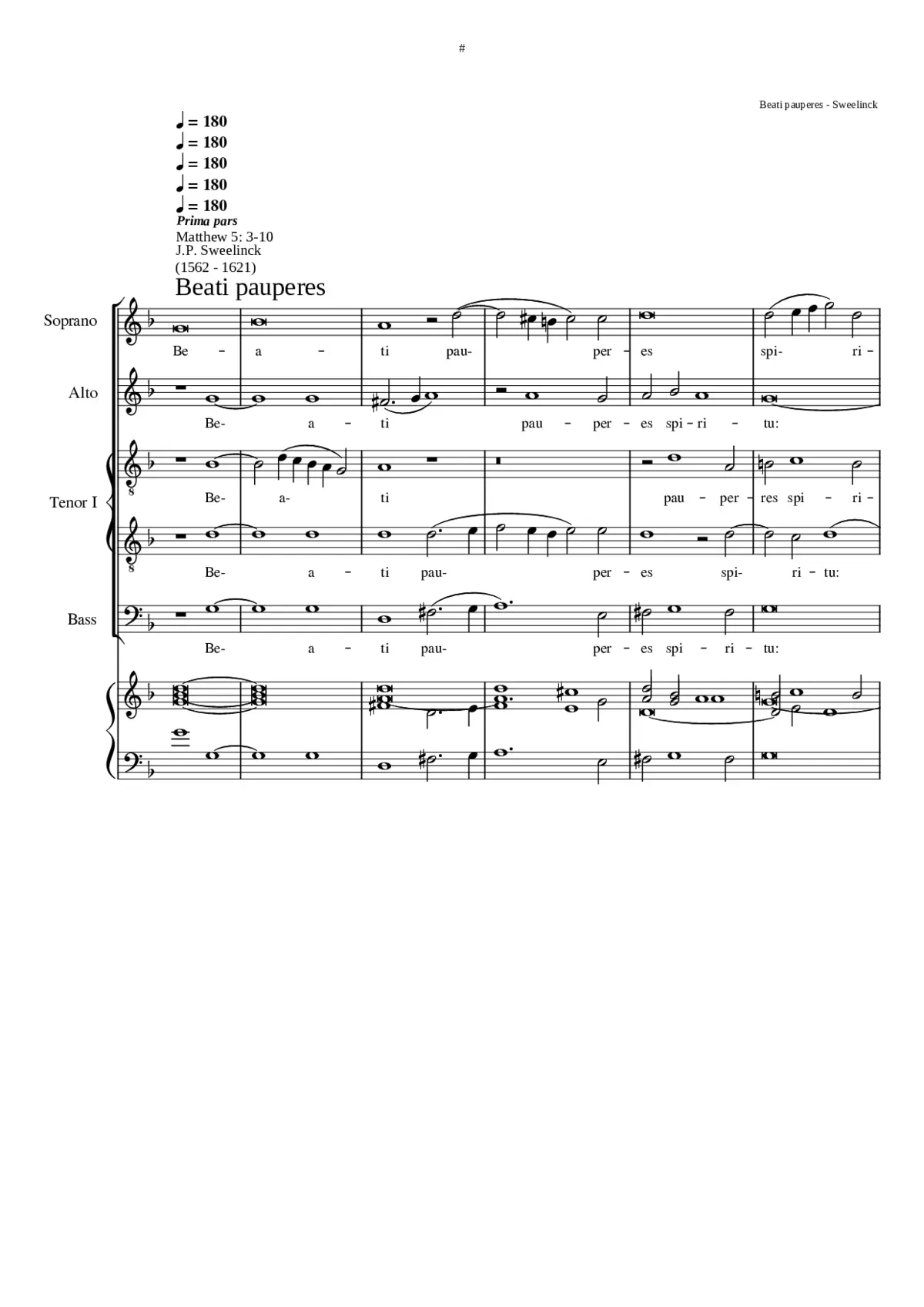 Beati pauperes - Page 1