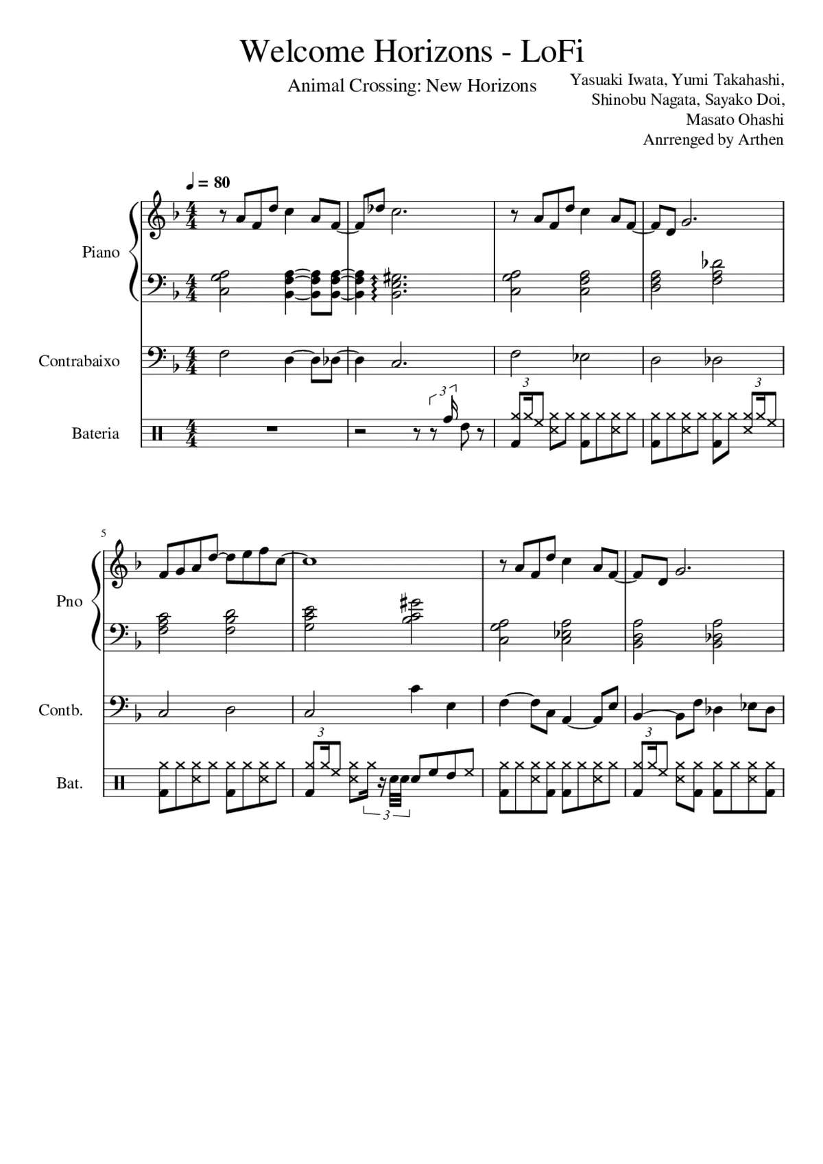 Welcome Horizons (New Horizons Main Theme) - Page 1