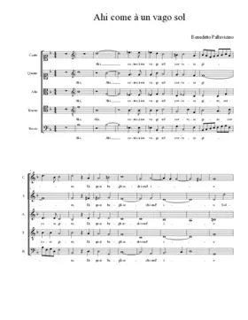 Ahi come à un vago sol