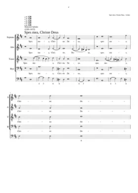 Spes mea Christe Deus SWV 69