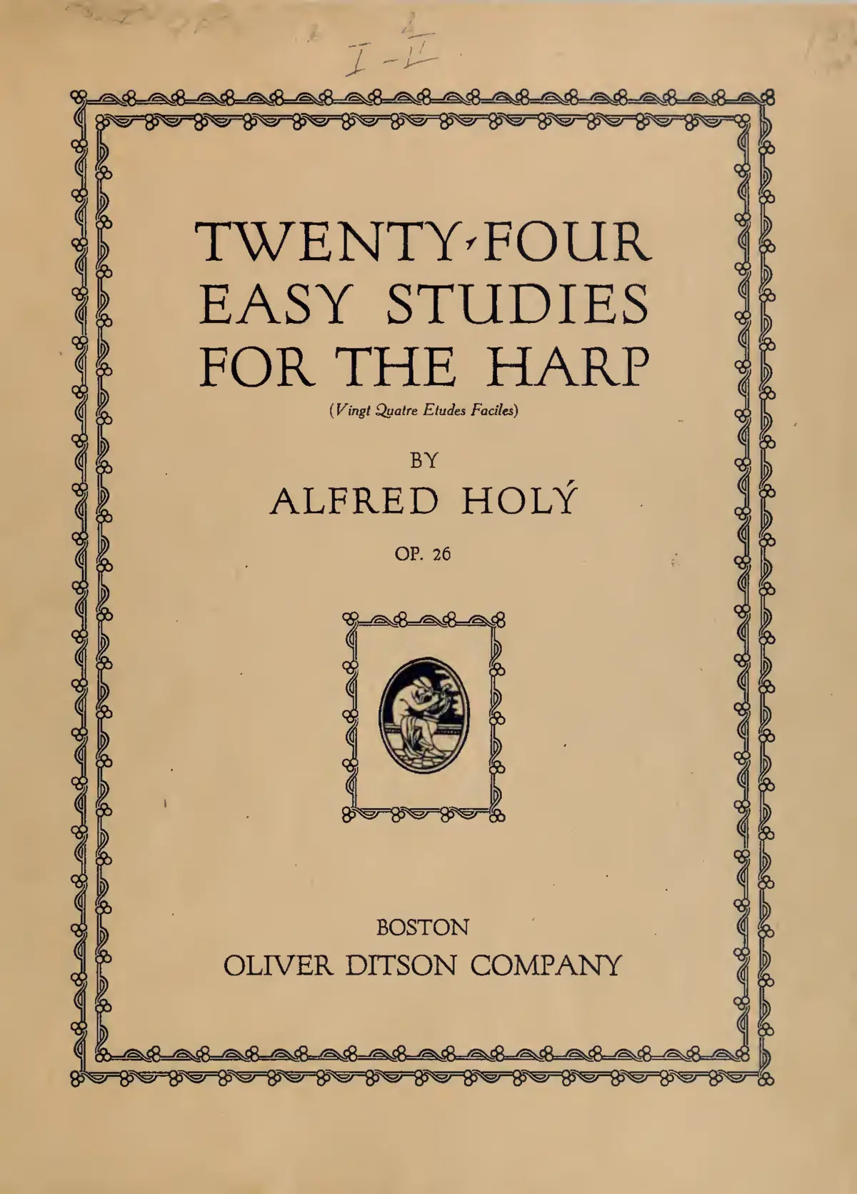 24 Easy studies for the harp - Page 1