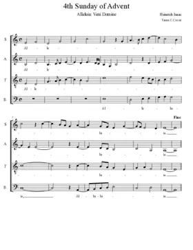 Alleluia Veni Domine
