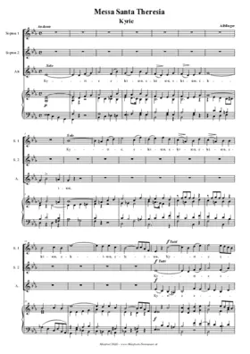 Messa Santa Theresia