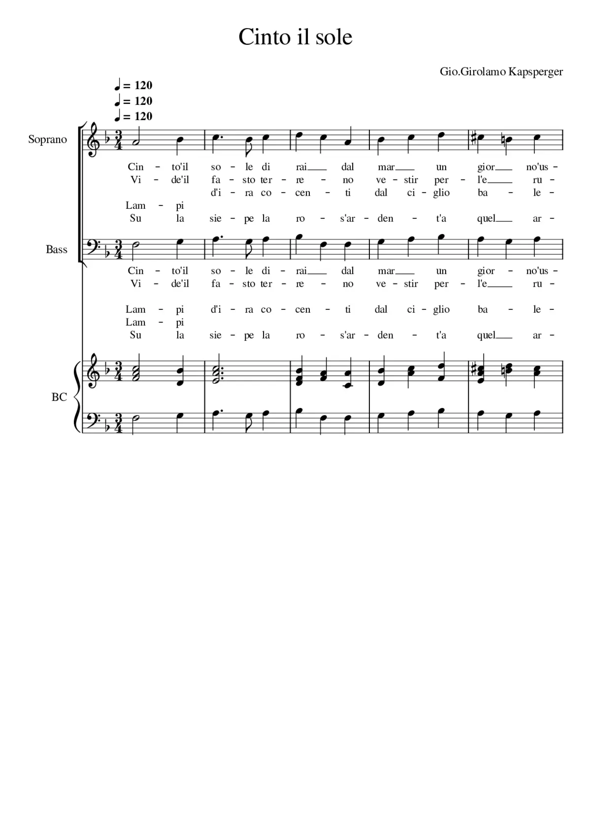 Cinto il sole - Page 1