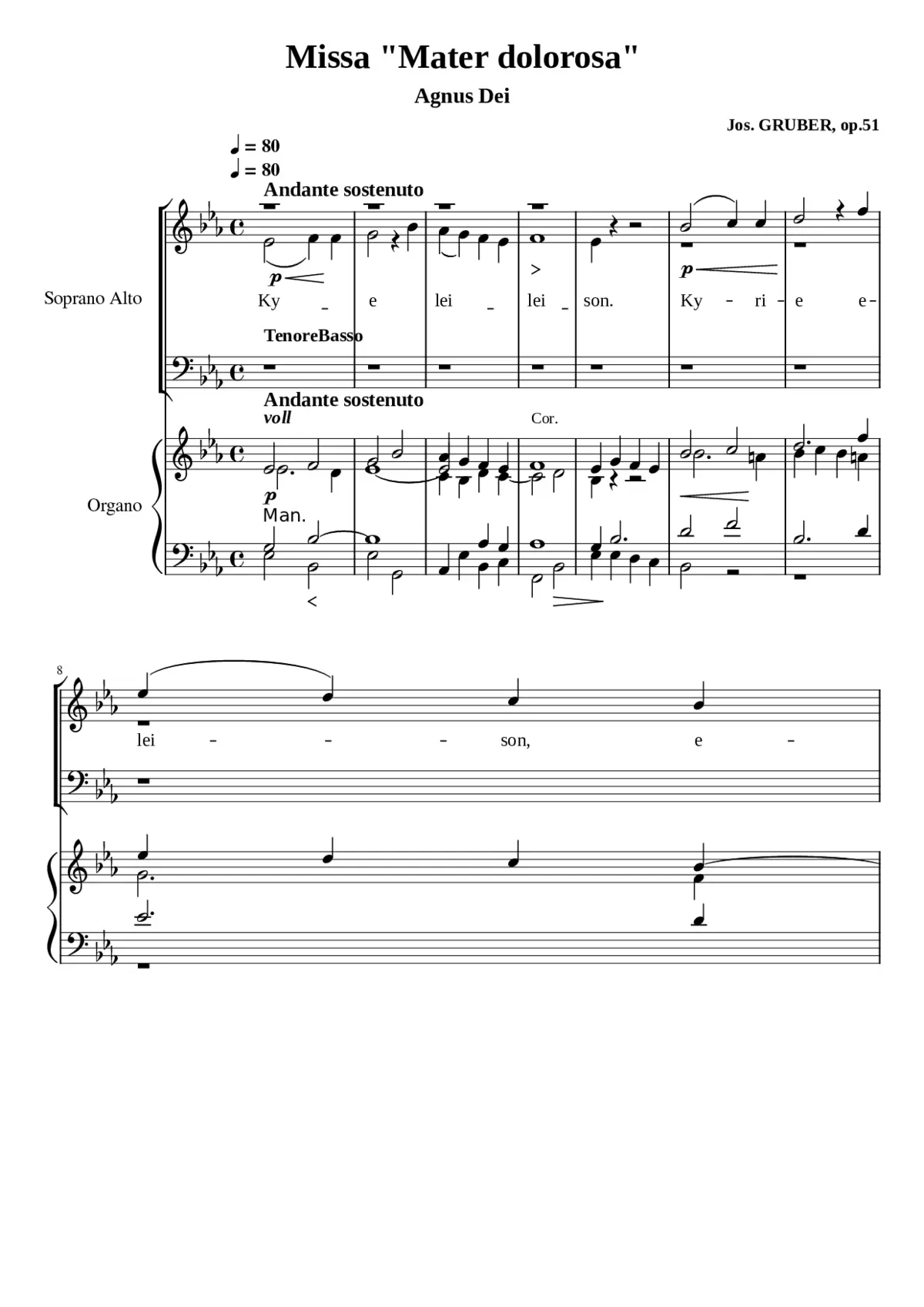 Missa Mater Dolorosa - Page 1