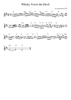 Whiskey You're the Devil