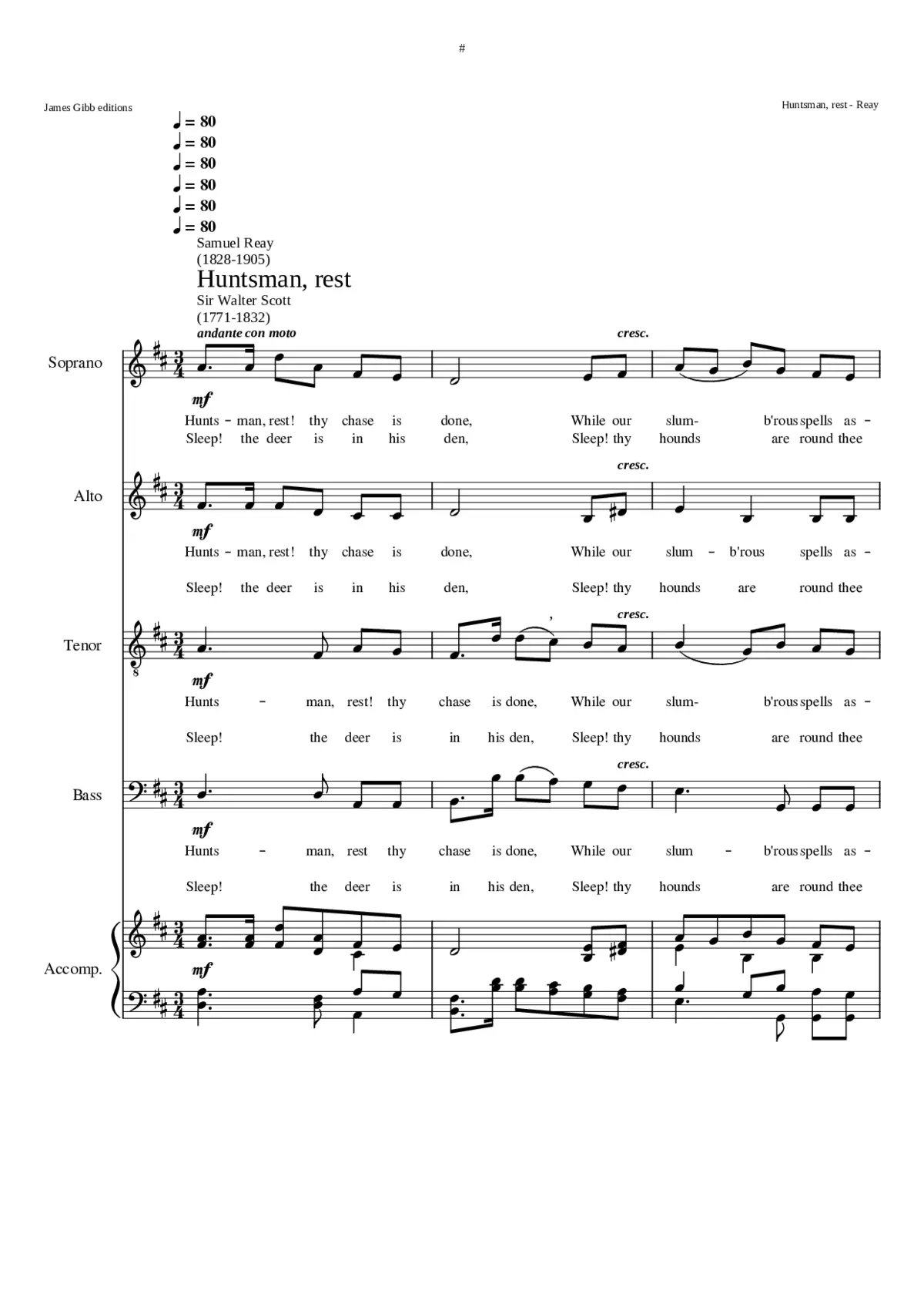 Huntsman rest! - Page 1