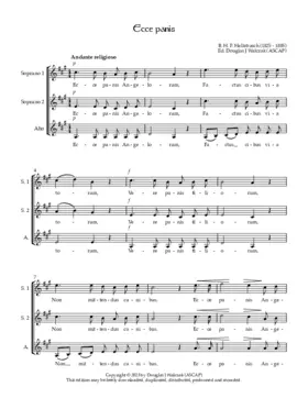 Ecce panis angelorum No. 2