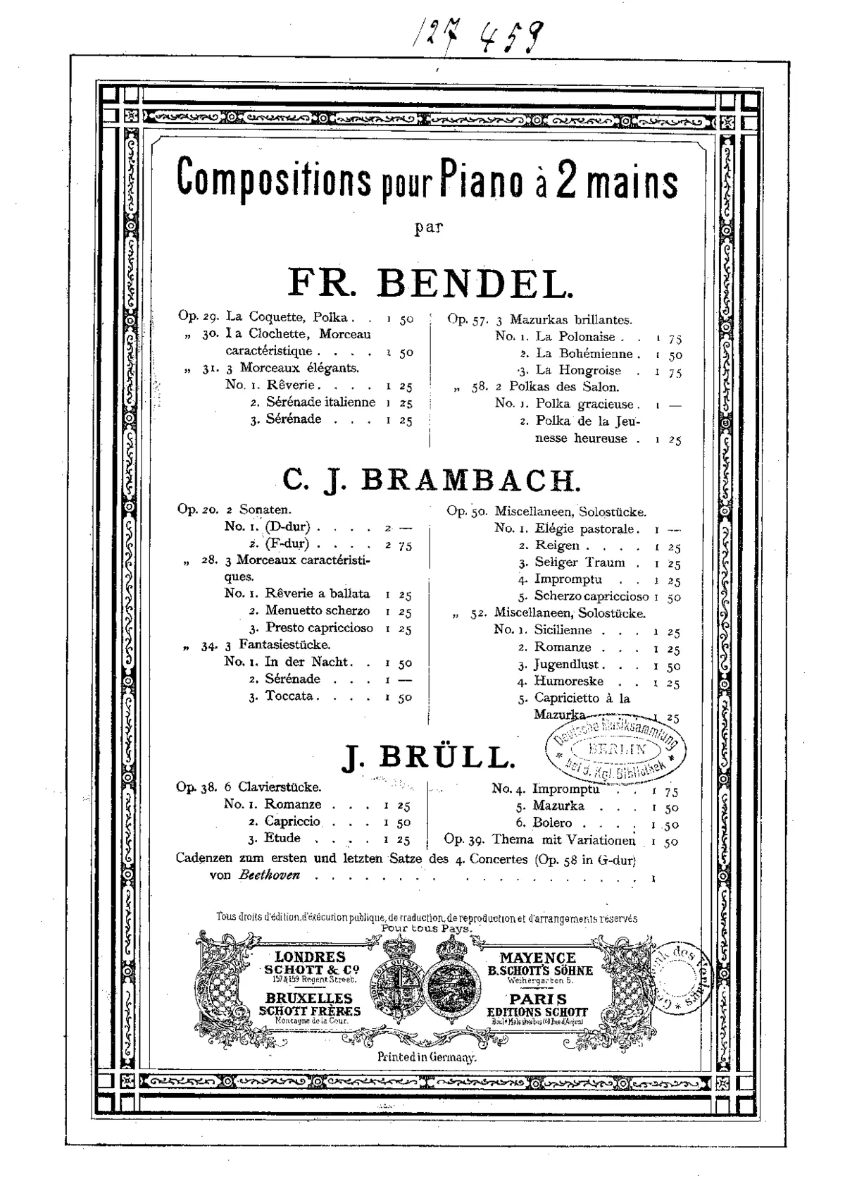 3 Morceaux élégants - Page 1