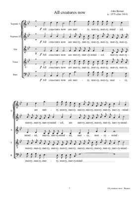 All creatures now are merry-minded