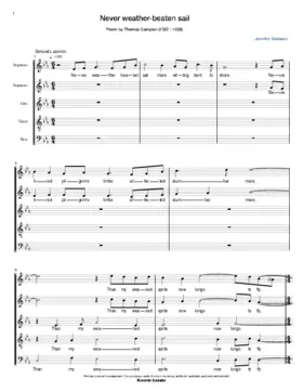 Never weather-beaten sail