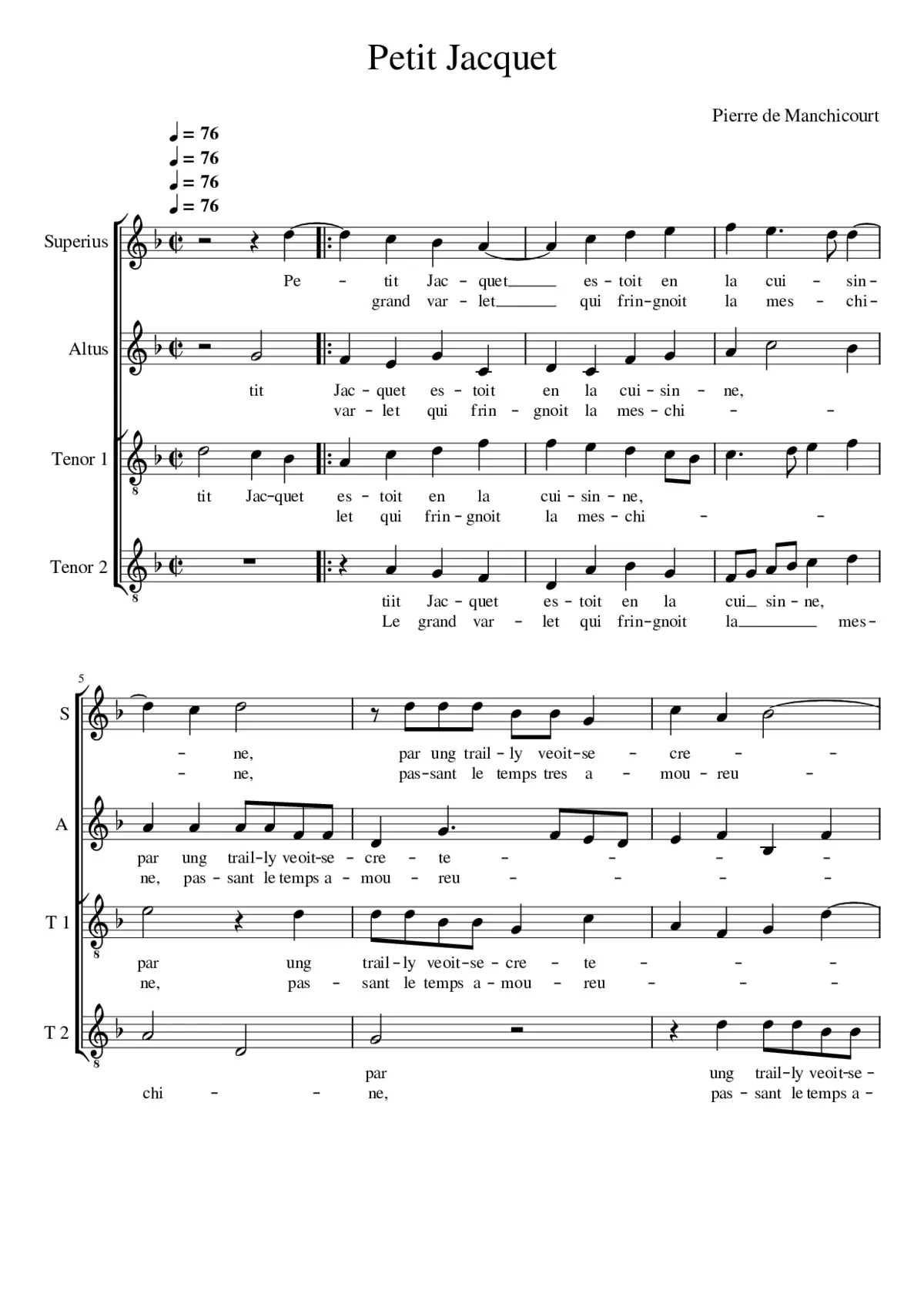 Petit Jacquet - Page 1