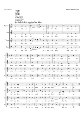 In dich hab ich gehoffet Herr SWV 446
