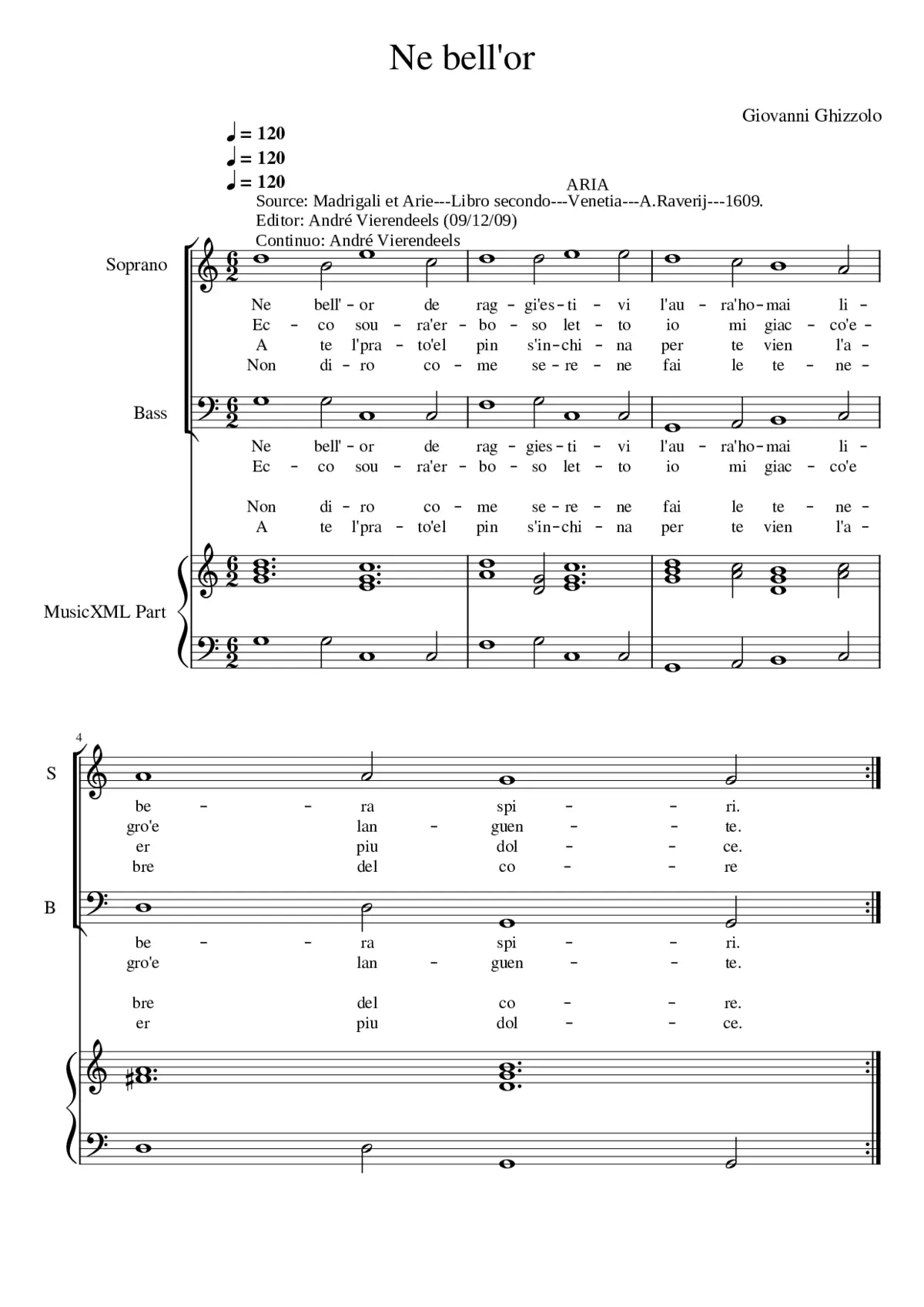 Ne bell'or - Page 1