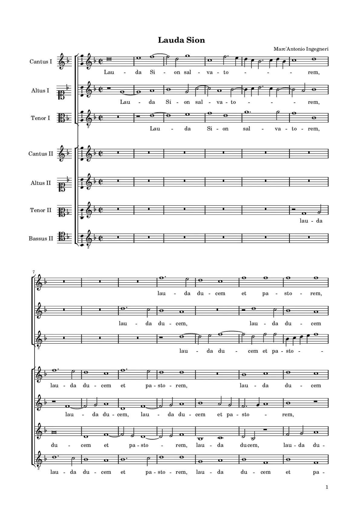 Lauda Sion - Page 1