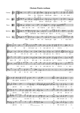 Christe Patris verbum