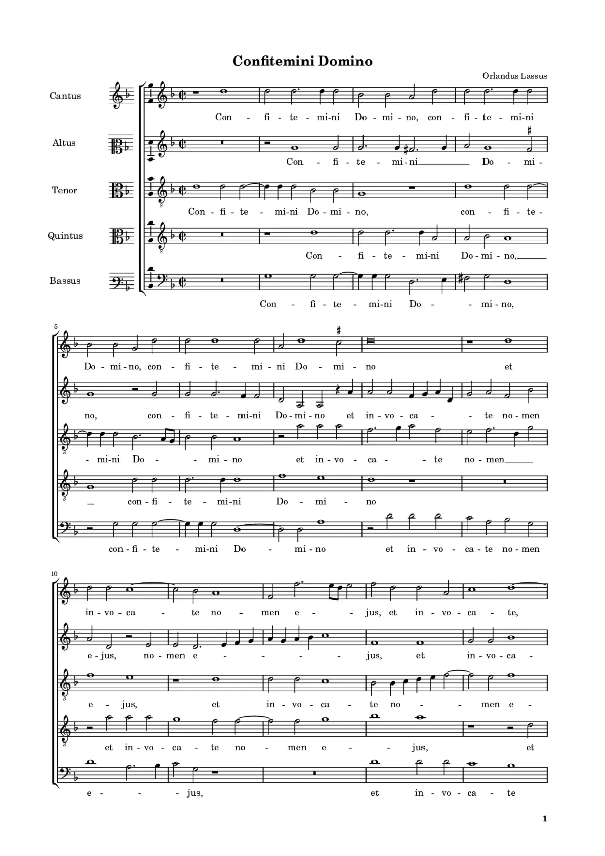 Confitemini Domino a5 - Page 1