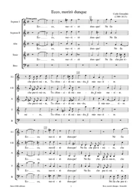 Ecco, morirò dunque