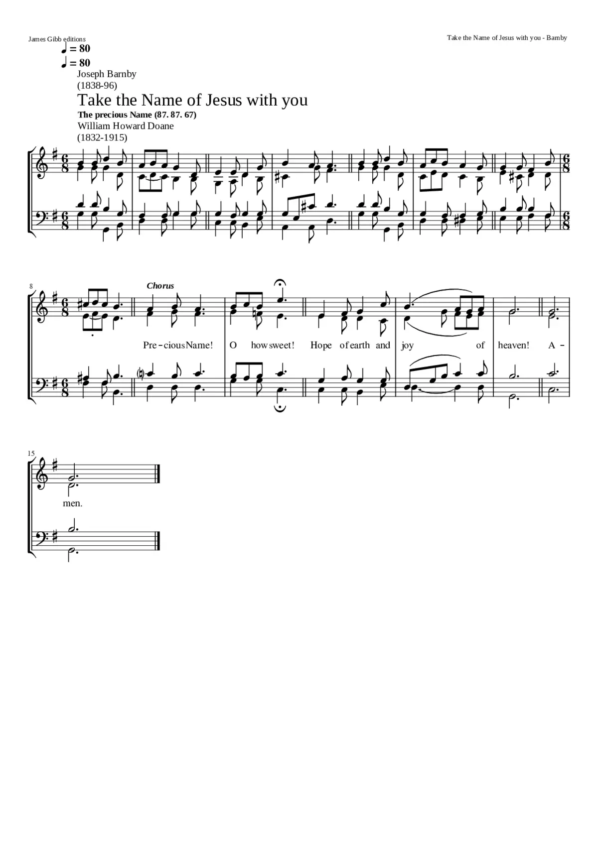 Take the Name of Jesus with you - Page 1