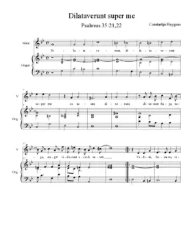 Dilataverunt super me